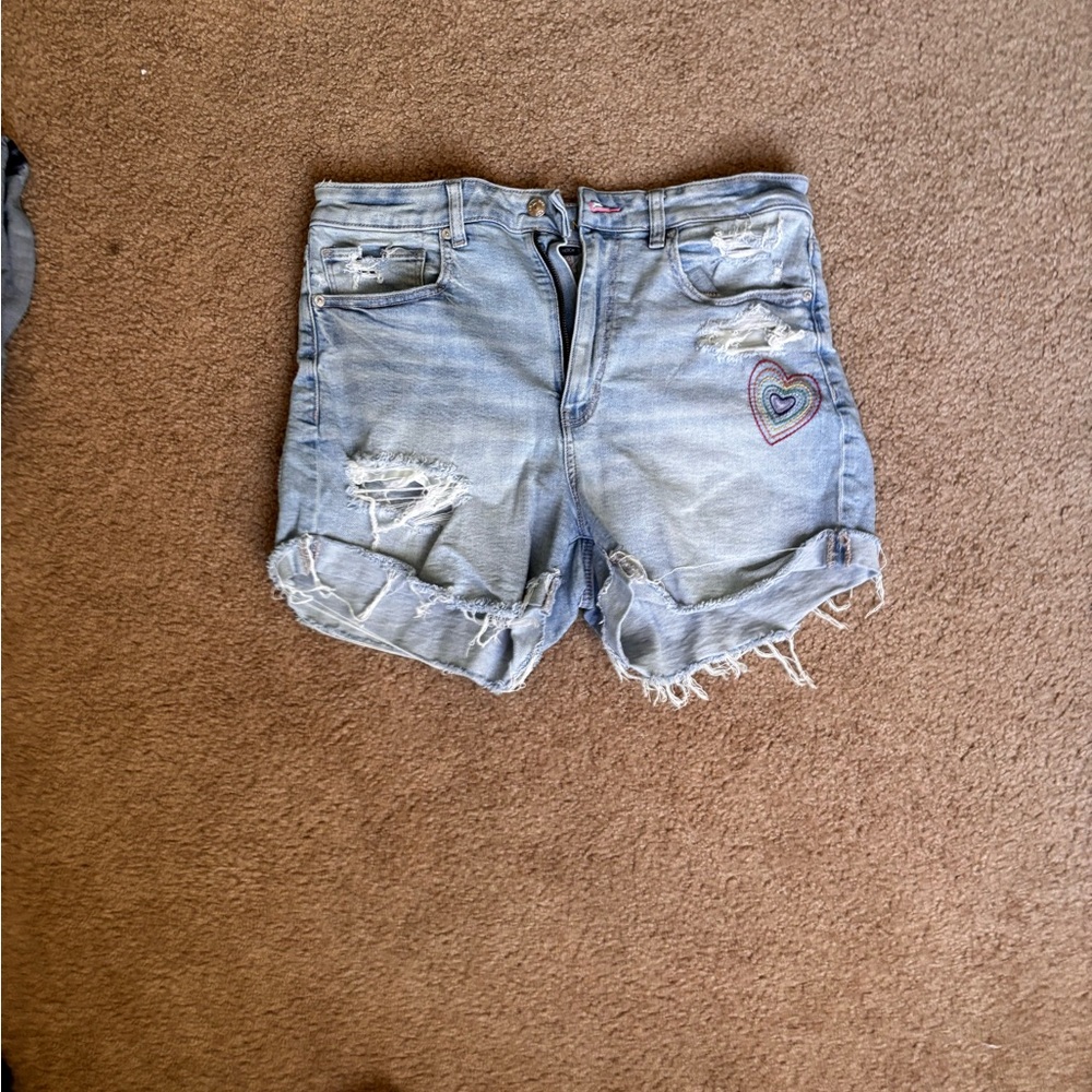 Womens American eagle pride denim shorts